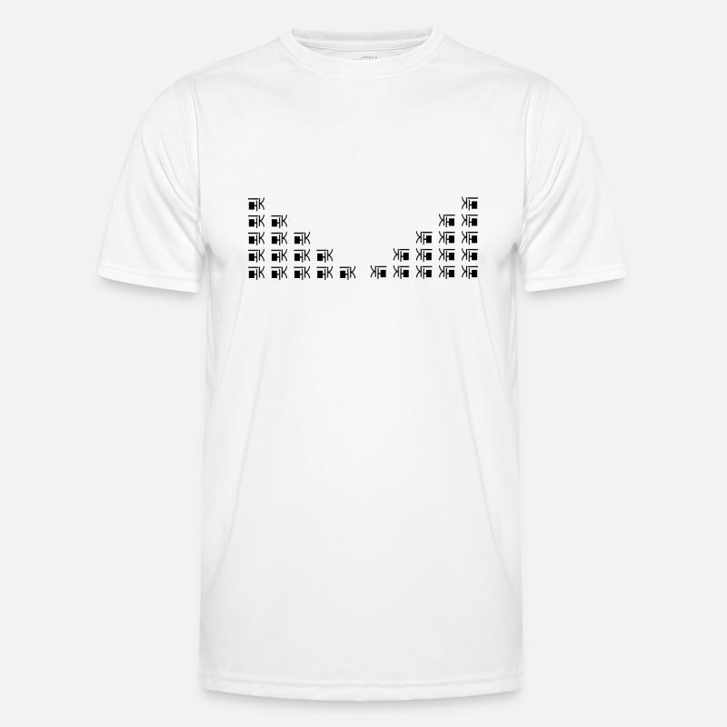 unique pattern - Men's Functional T-Shirt - white
