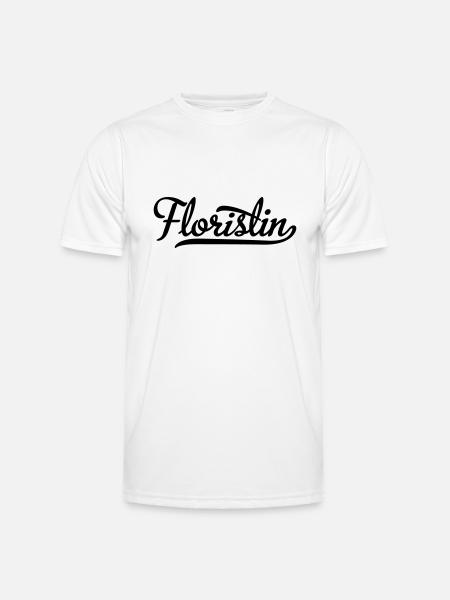 Floristin - Männer Funktions-T-Shirt - Weiß