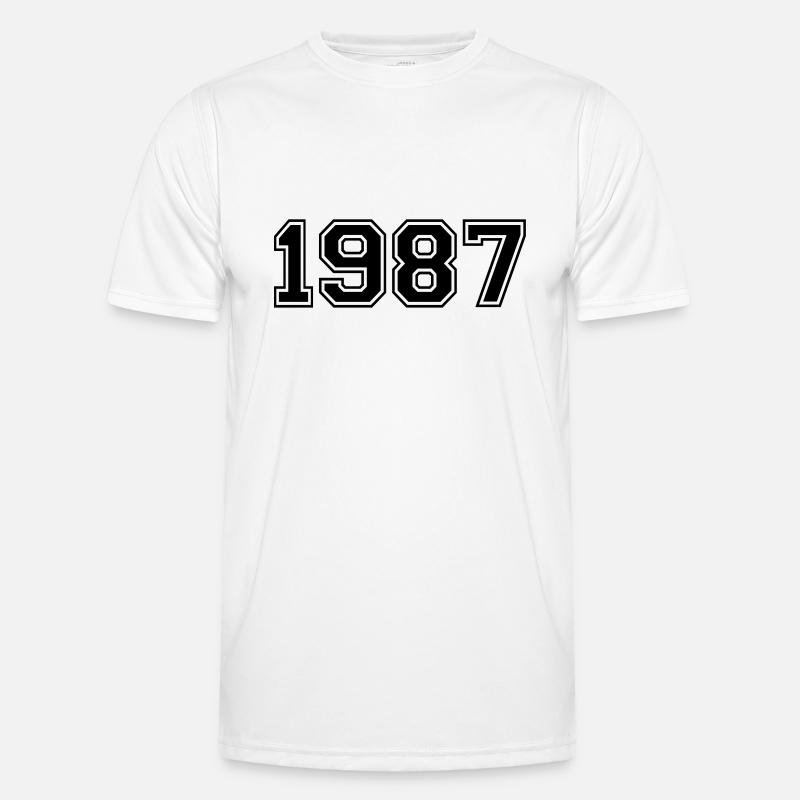 1987 Männer Funktions-T-Shirt