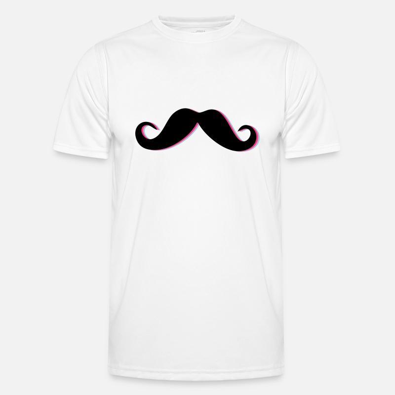 Funky Mustache Men's Functional T-Shirt