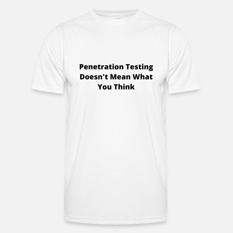 Penetration Testing - Men's Functional T-Shirt - white