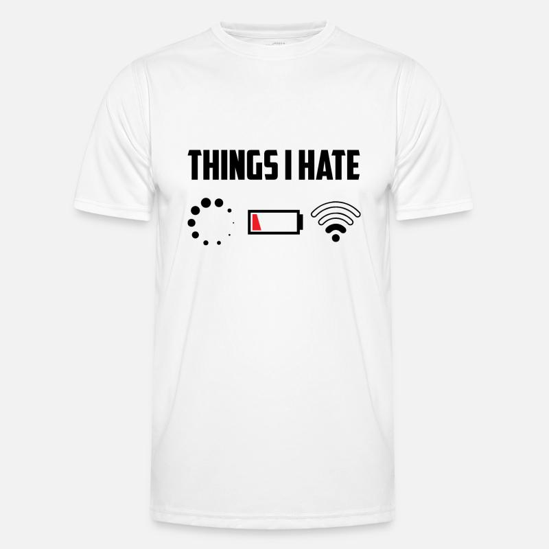 Things I Hate Programmer Coder Coding Developer So Männer Funktions-T-Shirt