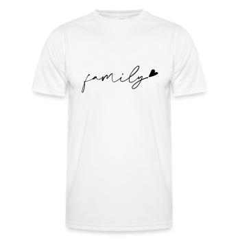 family - Männer Funktions-T-Shirt - Weiß - Vorne - AI Model Male 178 dark (178cm)