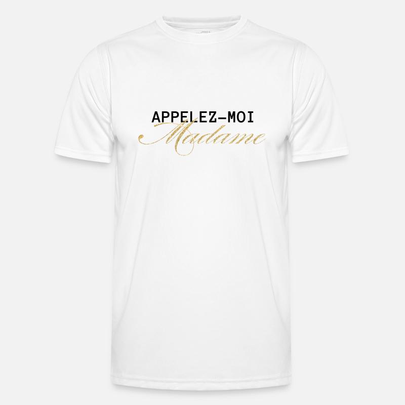 Call Me Mrs. Gold- Bride-to-be - Men's Functional T-Shirt - white