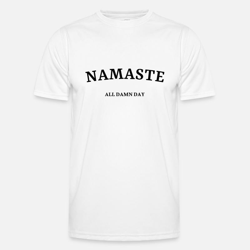 Namaste Männer Funktions-T-Shirt