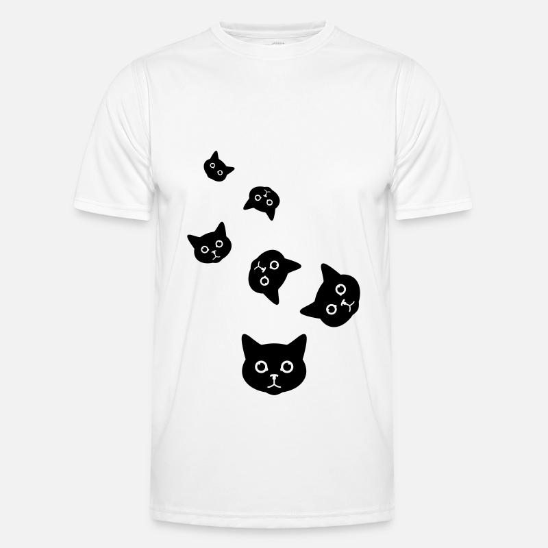 Tête de chat T-shirt sport Homme