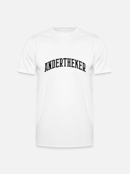 andertheker college - Männer Funktions-T-Shirt - Weiß