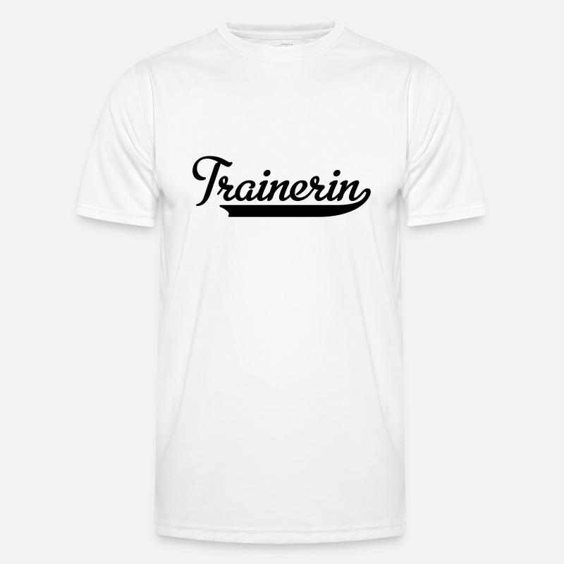Trainerin - Männer Funktions-T-Shirt - Weiß