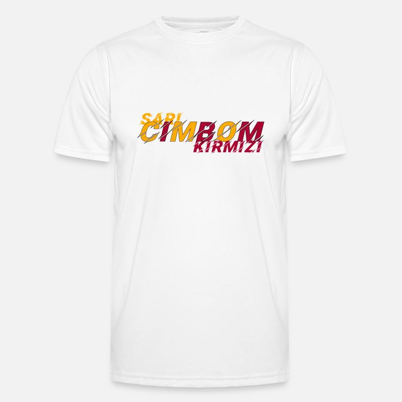 Cimbom - Men's Functional T-Shirt - white