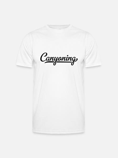 Canyoning - Men's Functional T-Shirt - white