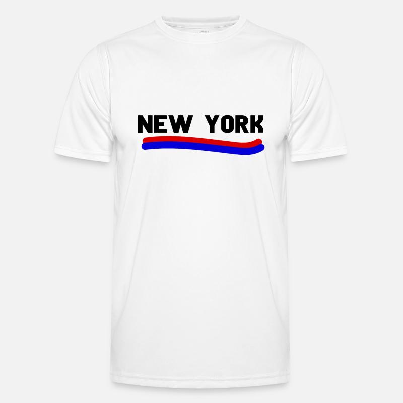New York Männer Funktions-T-Shirt