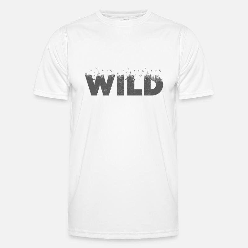 Wild - Men's Functional T-Shirt - white
