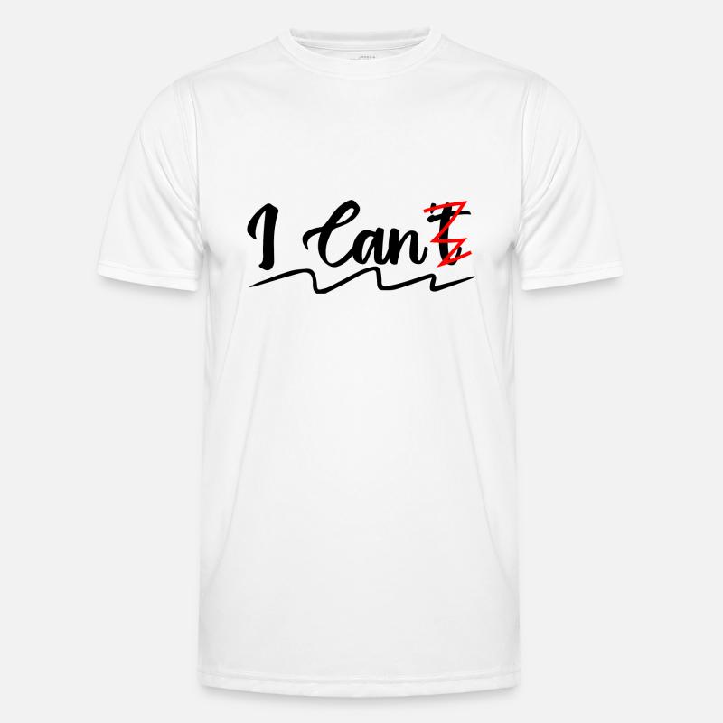 i can't | i can T-shirt sport Homme