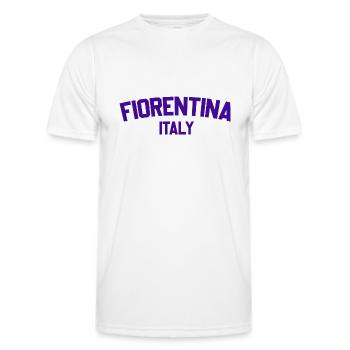 Fiorentina Italien - T-shirt sport Homme - blanc - Devant - AI Model Male 178 dark (178cm)