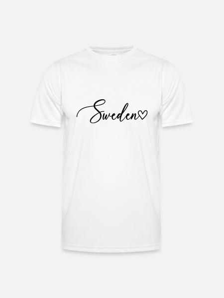 Sweden Sweden Font - Men's Functional T-Shirt - white