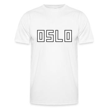 Oslo - T-shirt sport Homme - blanc - Devant - AI Model Male 178 dark (178cm)