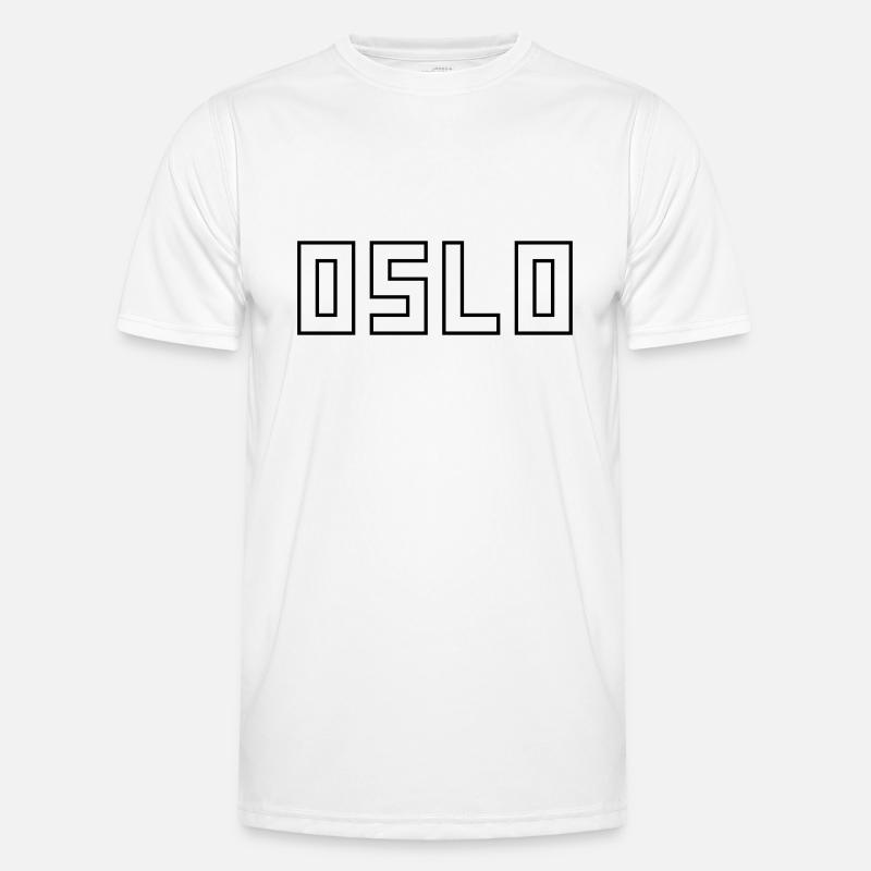 Oslo - Männer Funktions-T-Shirt - Weiß