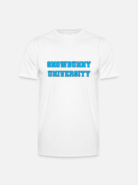 Snowbunny University - Men's Functional T-Shirt - white