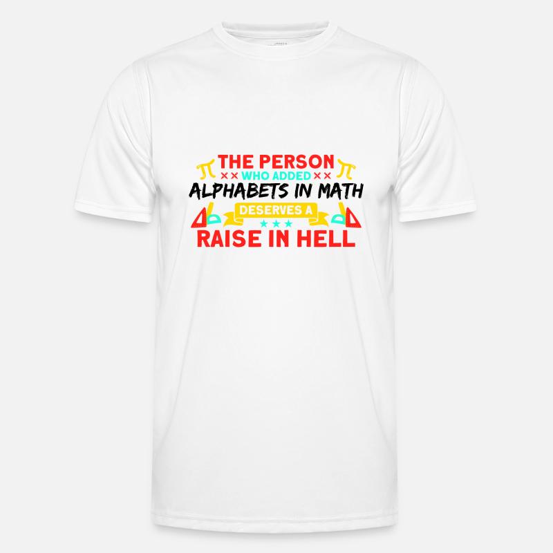 Math Mathematics Science Math Gift - Men's Functional T-Shirt - white