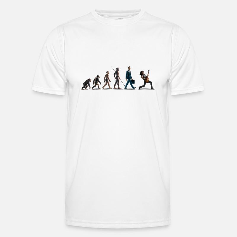 Evolution Guitariste T-shirt sport Homme