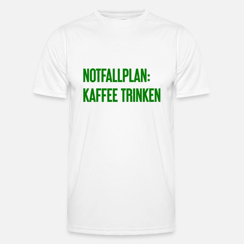 Coffee Contingency Plan - Men's Functional T-Shirt - white