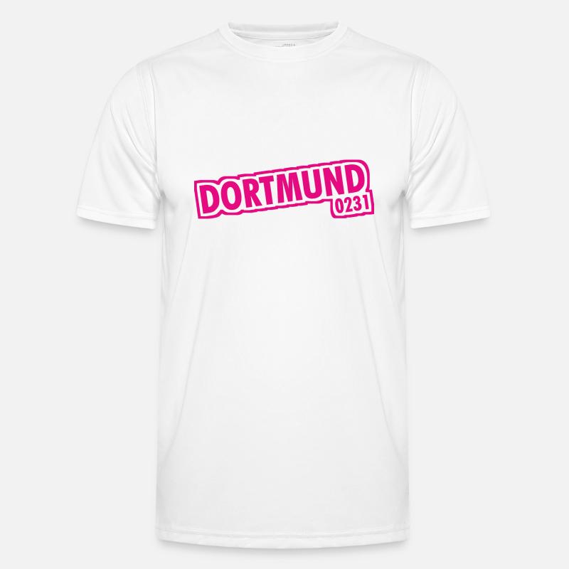 Dortmund - 0231 - Area Code - Men's Functional T-Shirt - white