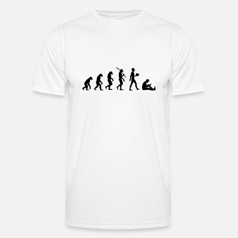 Digital Age Evolution 2024 - Men's Functional T-Shirt - white