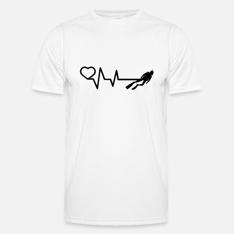 Diving Dive Dive - Men's Functional T-Shirt - white