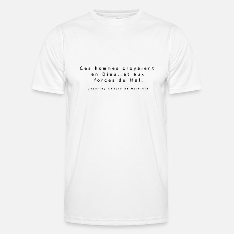 Visiteurs (citation) T-shirt sport Homme