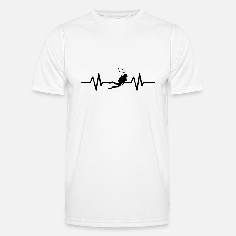 Diving Dive Dive - Men's Functional T-Shirt - white