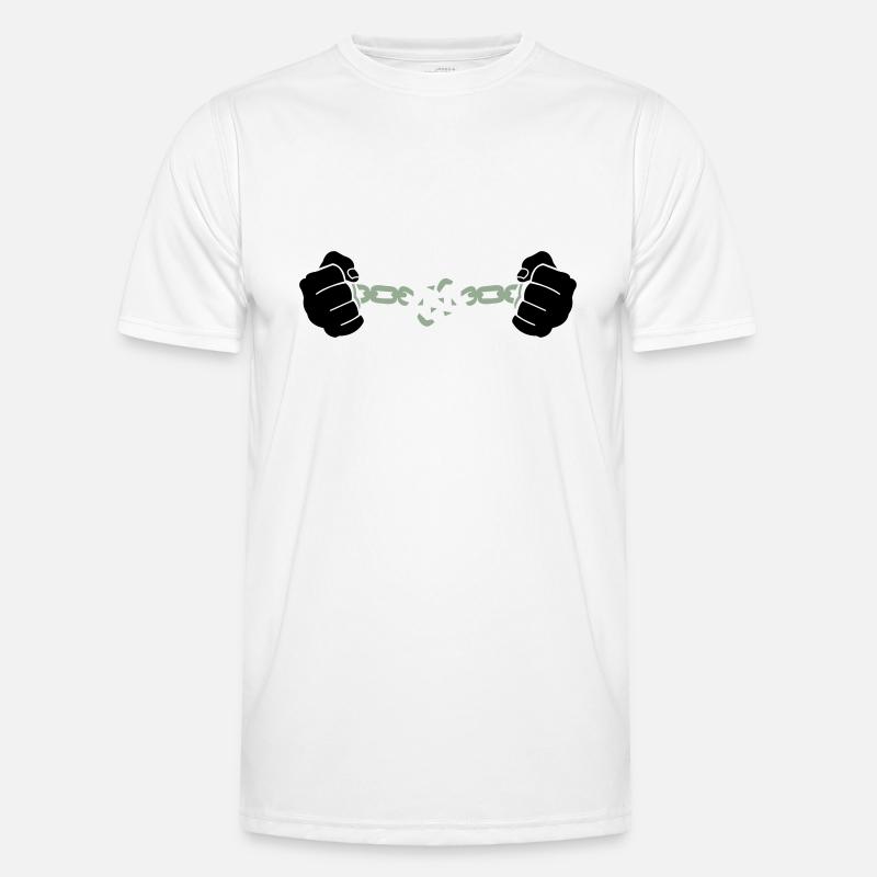 hand kette Männer Funktions-T-Shirt