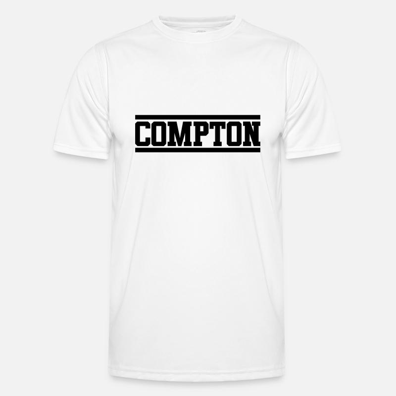 compton - Men's Functional T-Shirt - white