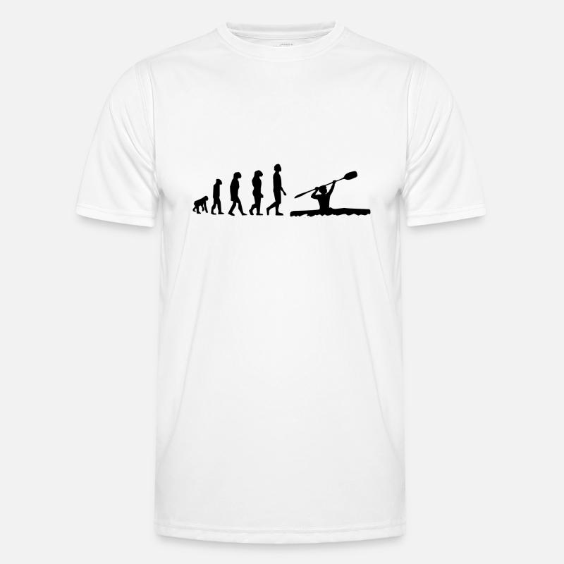Kayak evolution - Men's Functional T-Shirt - white