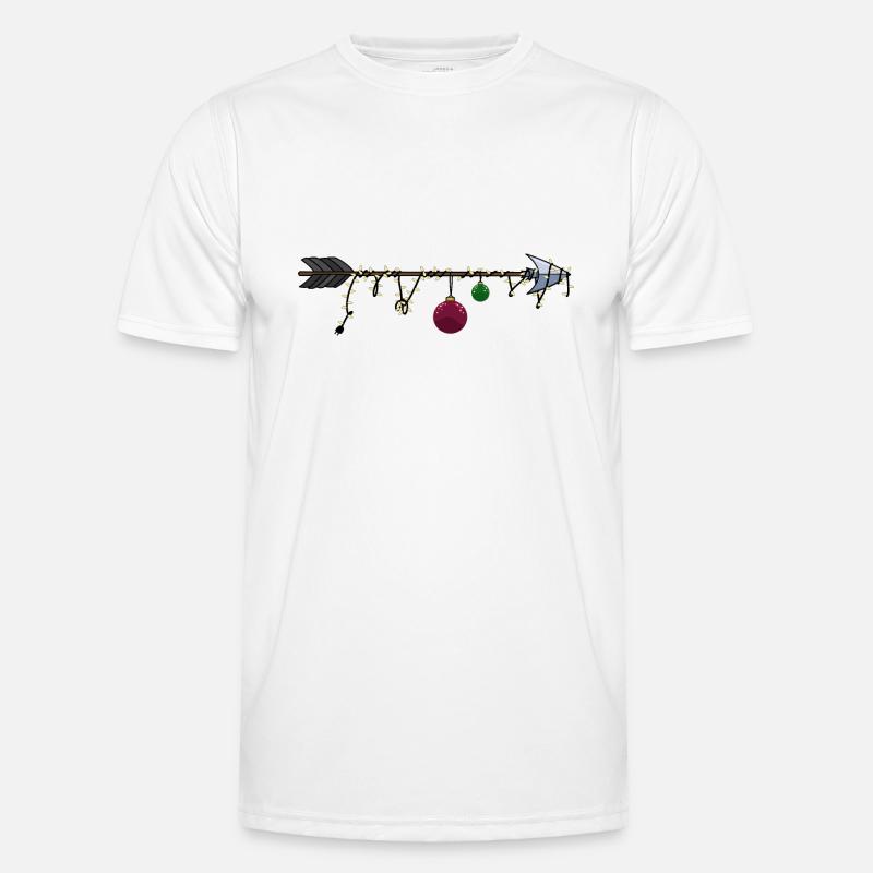 Weihnachtspfeil Männer Funktions-T-Shirt
