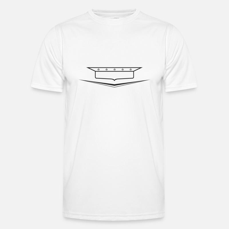 Classic Car Emblem frame empty, design yourself Men's Functional T-Shirt