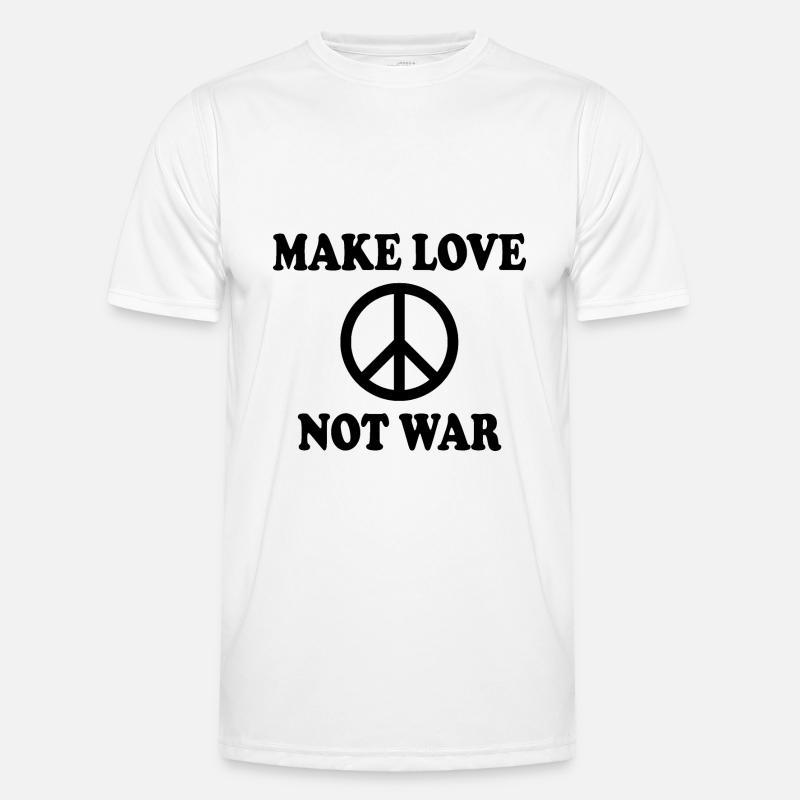 Make love not war Men's Functional T-Shirt