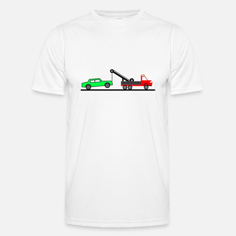 Abschleppwagen Männer Funktions-T-Shirt
