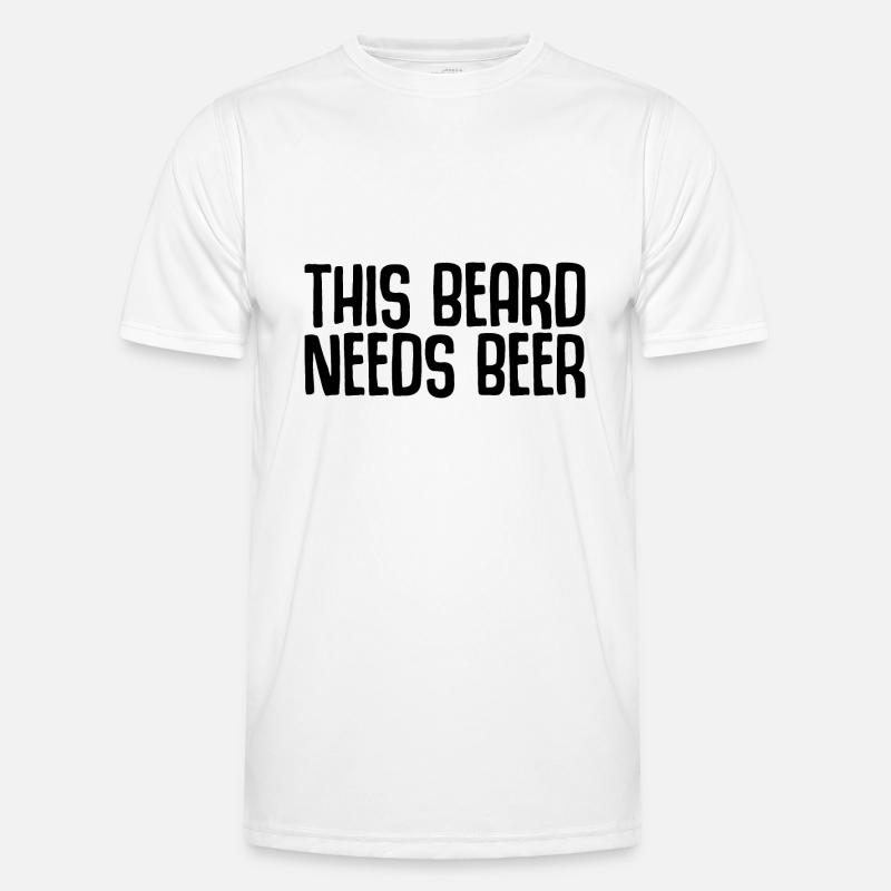 This Beard Needs Beer 2 Men's Functional T-Shirt