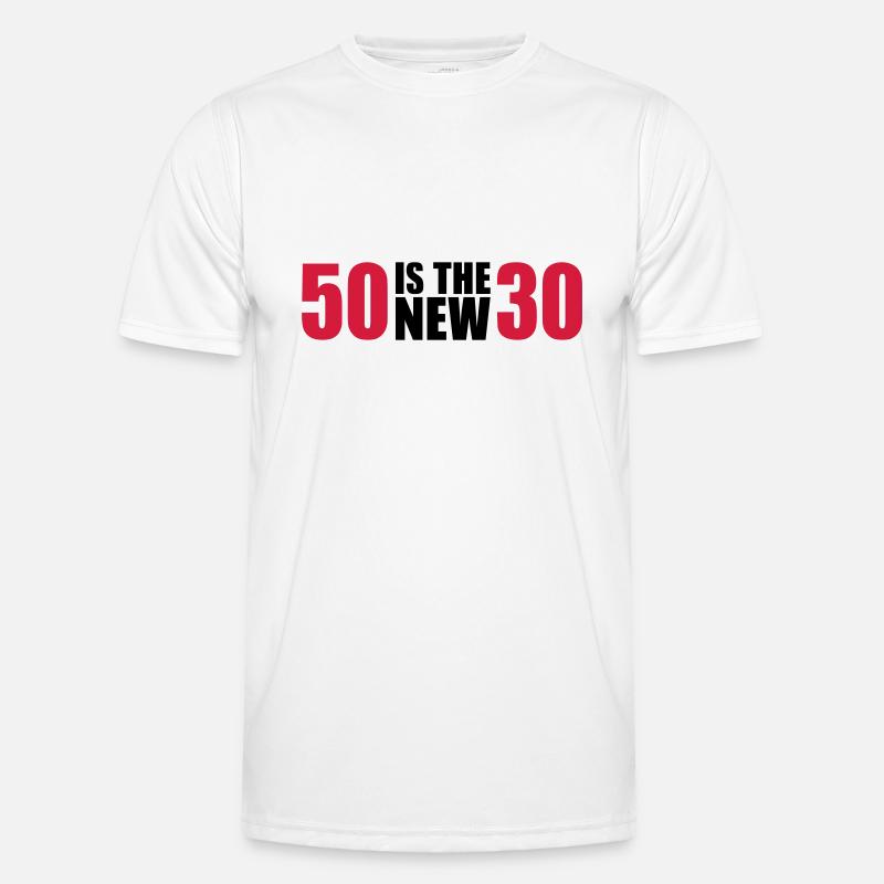 50 Birthday - Men's Functional T-Shirt - white