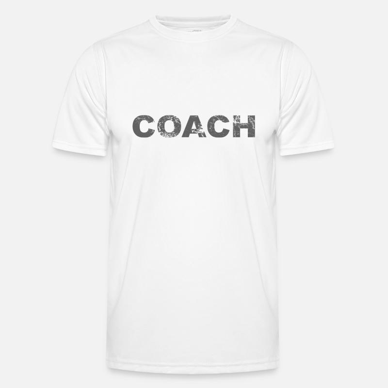 Coach Trainer Training - Men's Functional T-Shirt - white