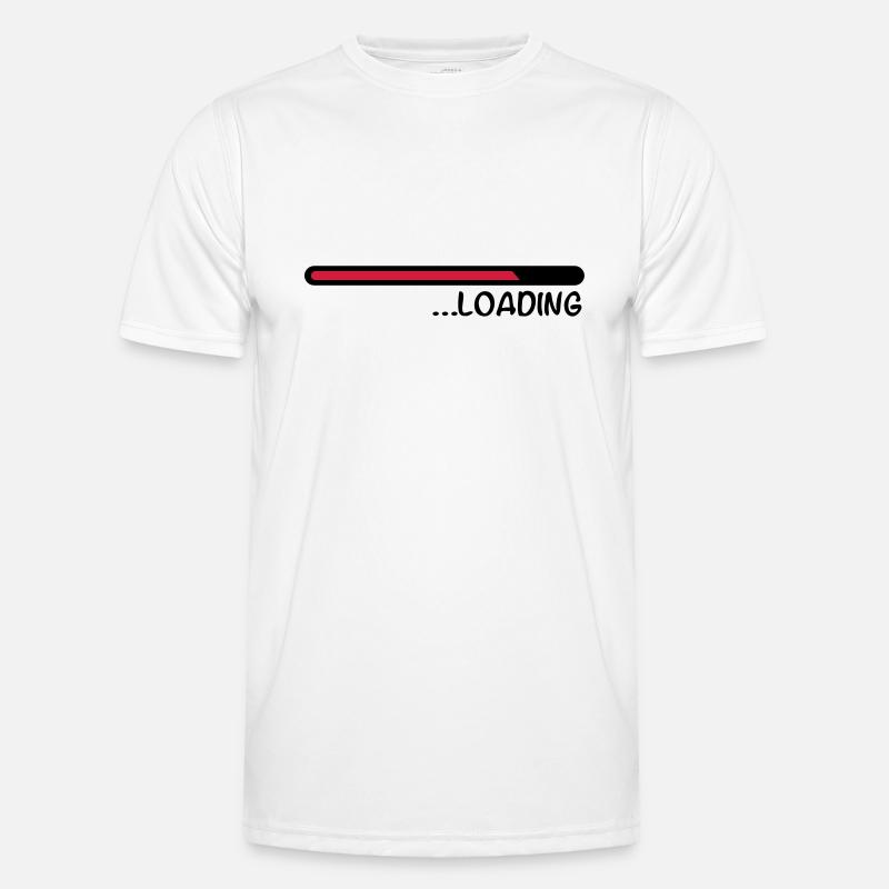 loading_cc2 - Männer Funktions-T-Shirt - Weiß
