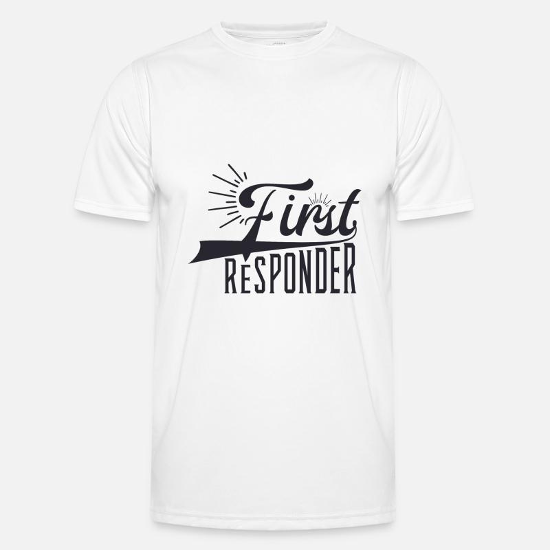 First Responder - Men's Functional T-Shirt - white