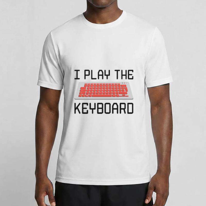I Play The Keyboard Programmer Software Developer Männer Funktions-T-Shirt
