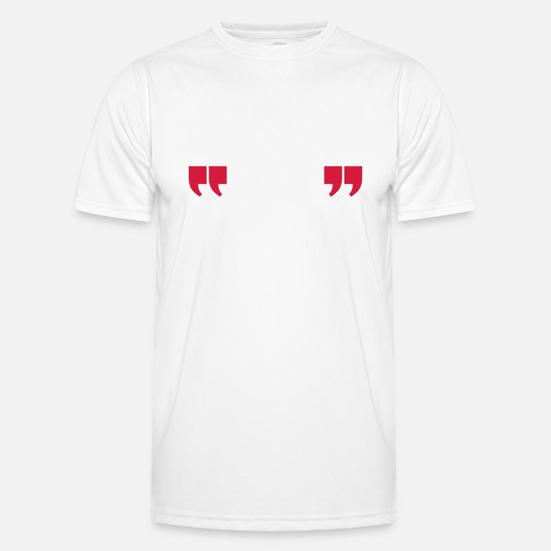 quotes quotation Männer Funktions-T-Shirt