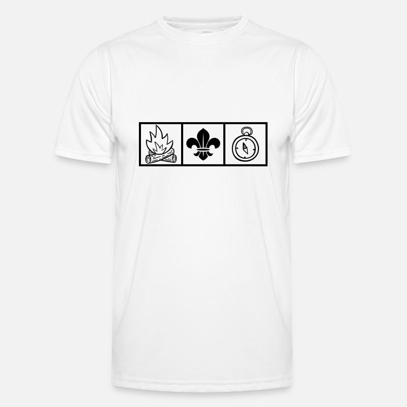 Scout / Scouting - Men's Functional T-Shirt - white