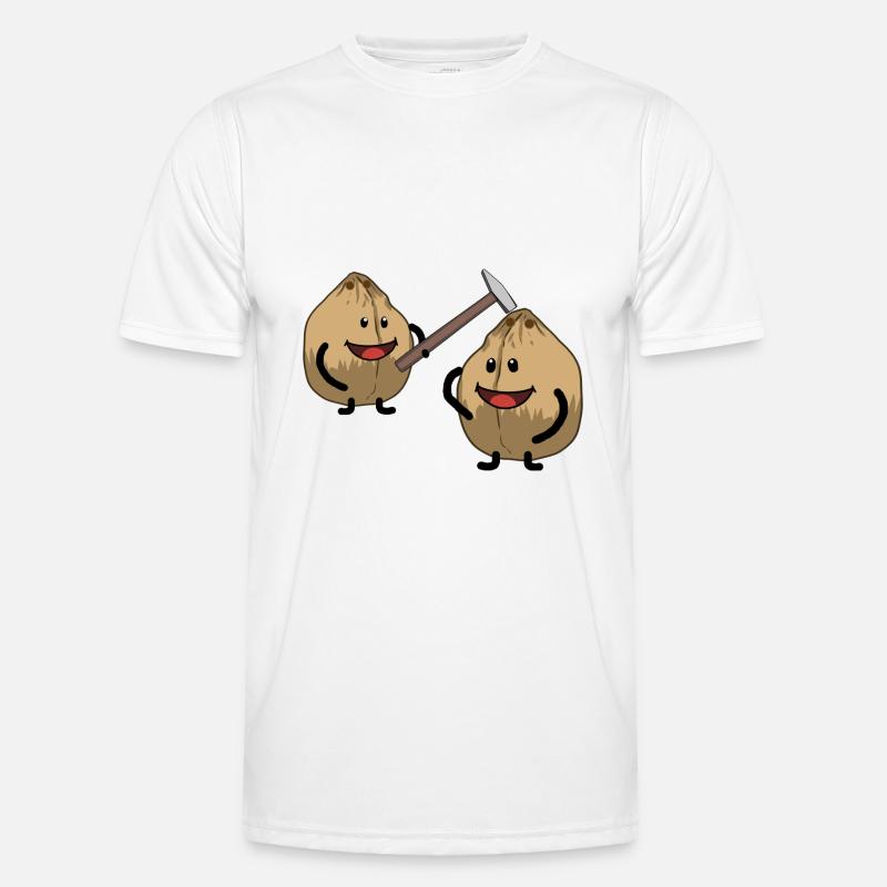 noix de coco noix craquant Marteau Fantasy T-shirt sport Homme