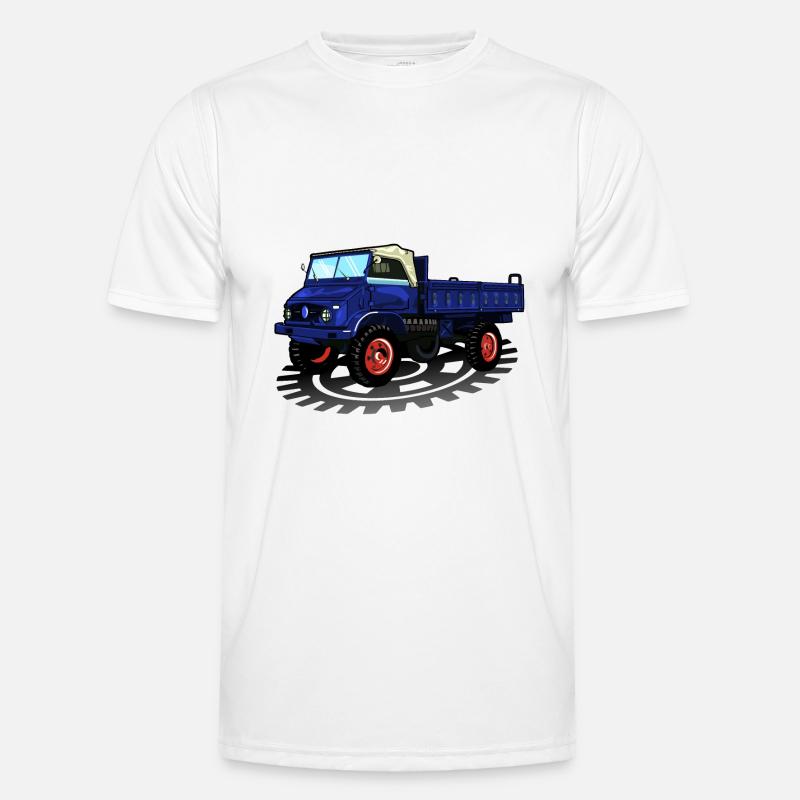 Unimog - Oldtimer - Offroad - Universal motor device - Men's Functional T-Shirt - white