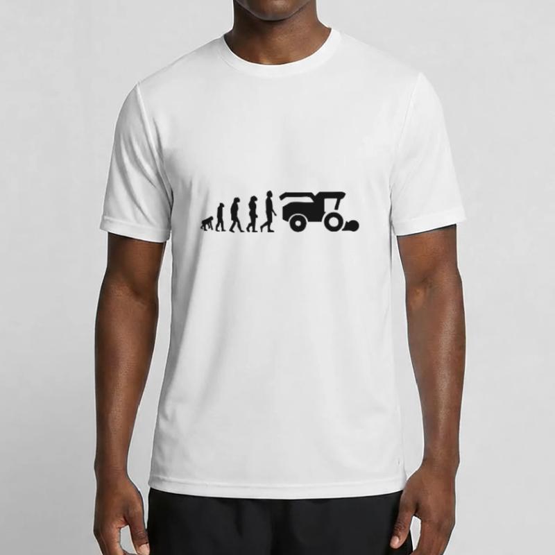 Moissonneuse évolution T-shirt sport Homme
