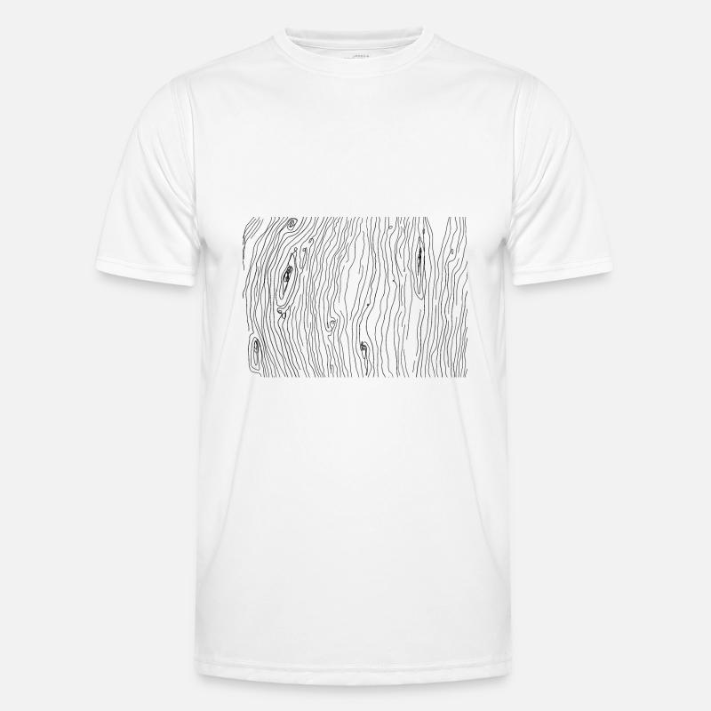 Wood grain pattern Men's Functional T-Shirt