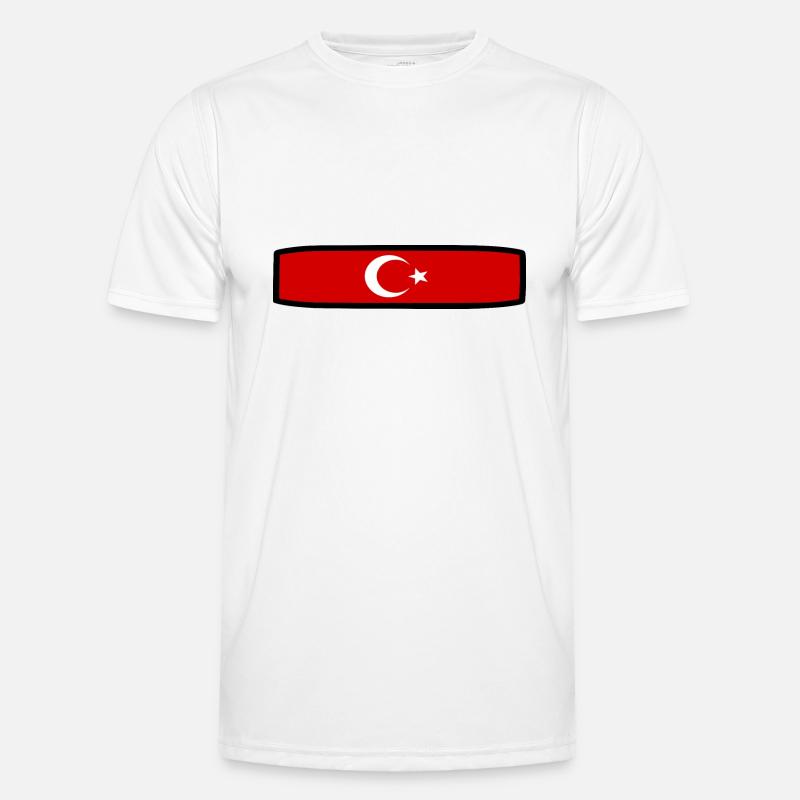Drapeau turc T-shirt sport Homme